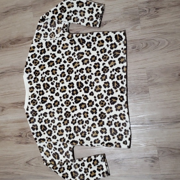 Aerie Lounge Super Soft Plush Leopard Print Sweater - Picture 8 of 9